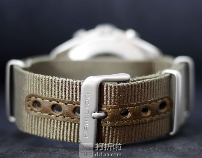 HAMILTON 汉密尔顿 卡其航空系列 2眼计时 男式自动机械表 H76456955 优惠码折后9 海淘转运关税补贴到手约¥4970 国内¥11560