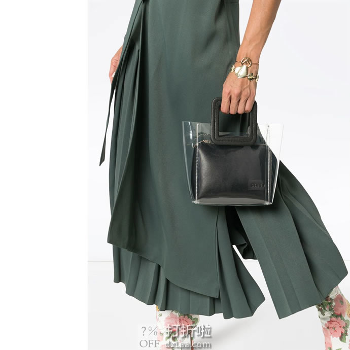 STAUD Shirley Mini 双层透明 女式果冻手提包 子母包 下单3折后¥599.7