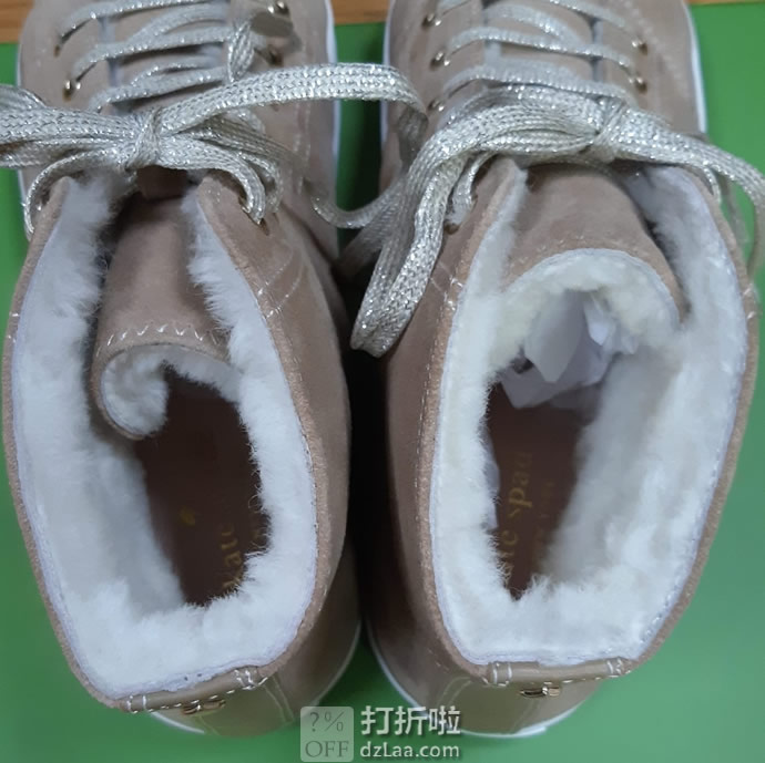 Kate Spade 凯特·丝蓓 Lendal 羊毛衬里 女式高帮板鞋 休闲鞋 36码2.5折.34 海淘转运到手约¥442