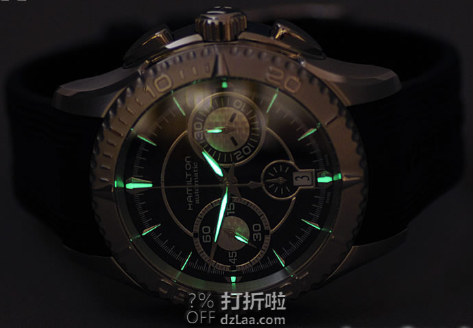 HAMILTON 汉密尔顿 Seaview 海洋系列 H37616331 男式自动机械手表 优惠码折9 海淘转运关税补贴到手约¥5063