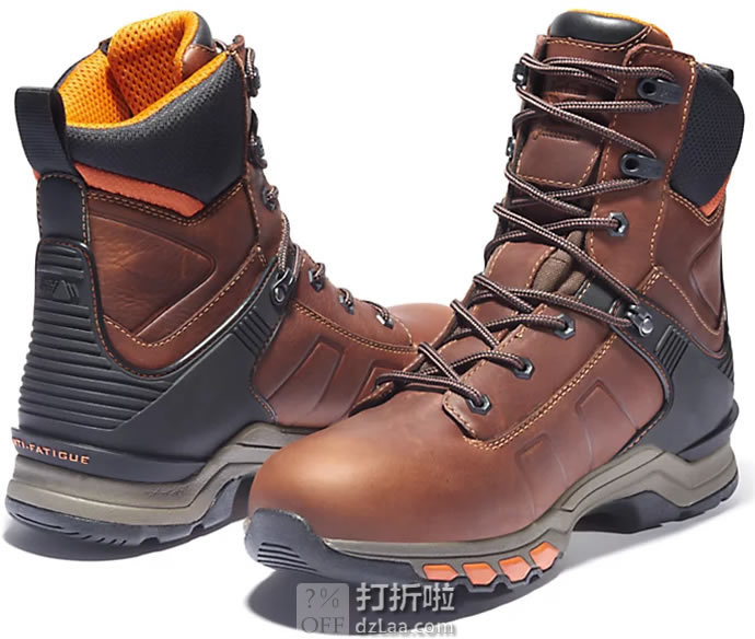 Timberland PRO 添柏岚 Hypercharge 8寸 防水男式工装靴 41加宽码3.7折.59 海淘转运到手约¥560