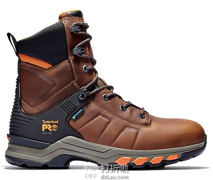 Timberland PRO 添柏岚 Hypercharge 8寸 防水男式工装靴 41加宽码3.7折.59 海淘转运到手约¥560