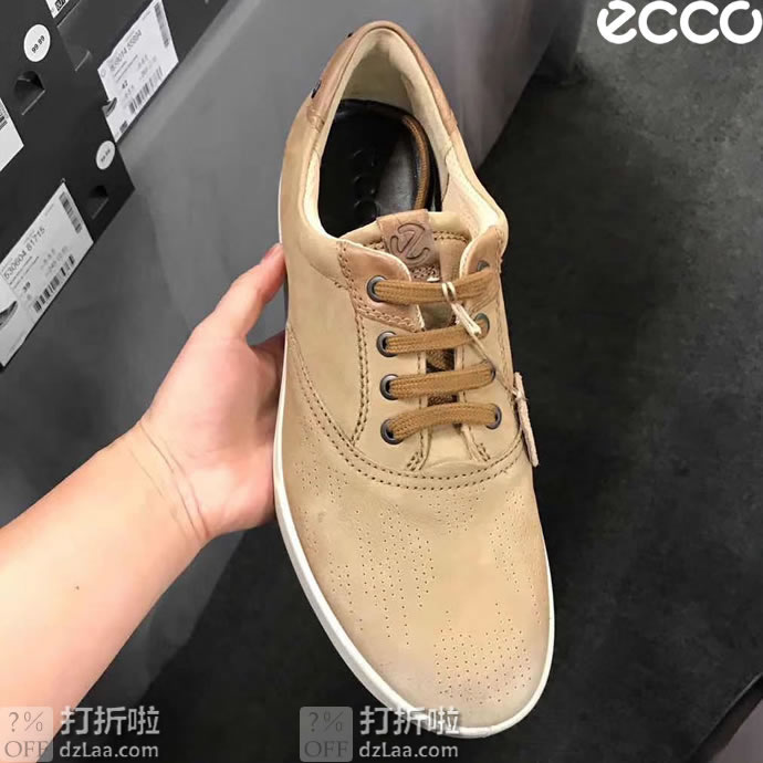 ECCO 爱步 Collin 2.0 CVO 男式系带休闲鞋 39码2.7折.48 海淘转运到手¥373