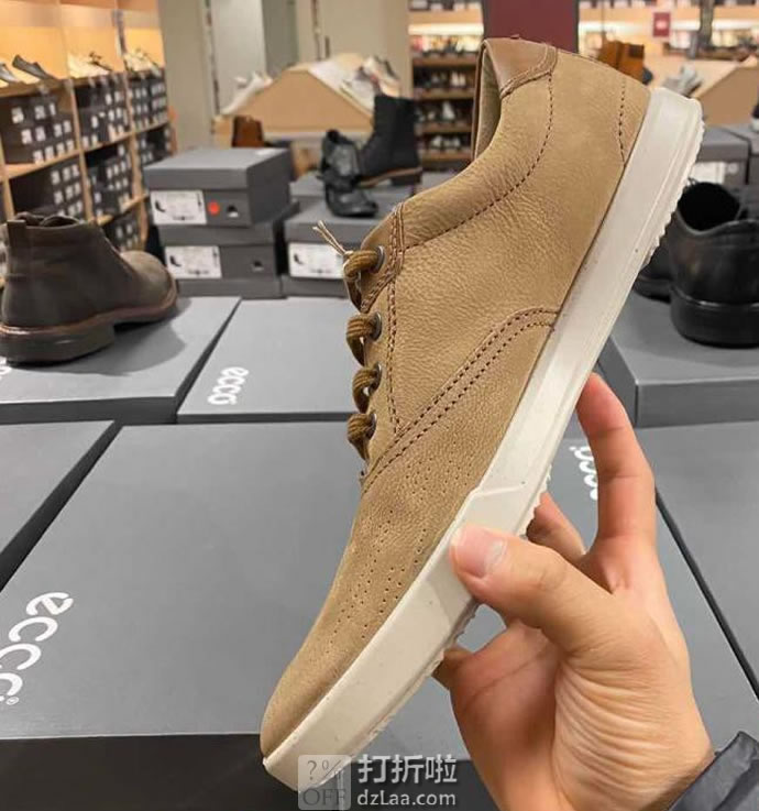ECCO 爱步 Collin 2.0 CVO 男式系带休闲鞋 39码2.7折.48 海淘转运到手¥373