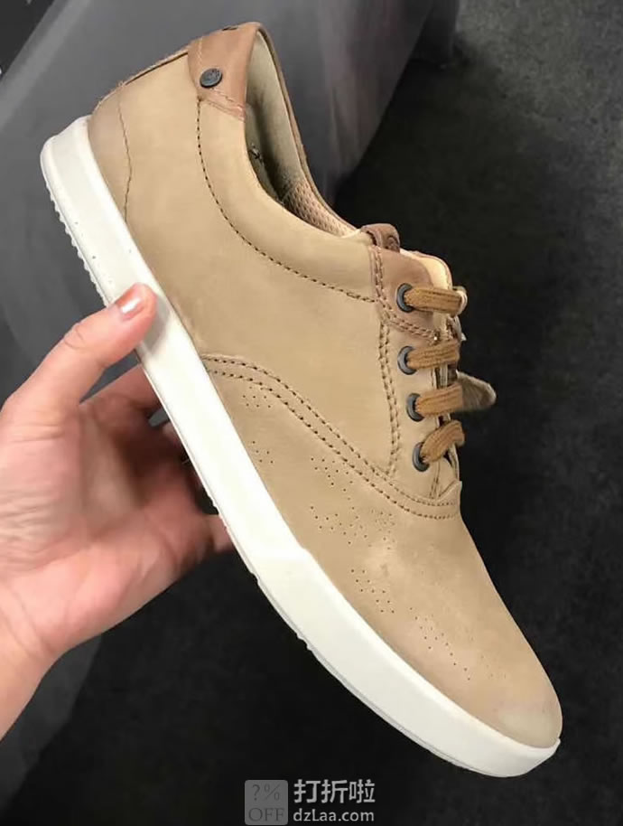 ECCO 爱步 Collin 2.0 CVO 男式系带休闲鞋 39码2.7折.48 海淘转运到手¥373