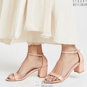 限尺码 Stuart Weitzman 斯图尔特·韦茨曼 Simple 一字扣 女式粗跟凉鞋 4.1折$165.33 海淘转运到手￥1217 天猫￥3650