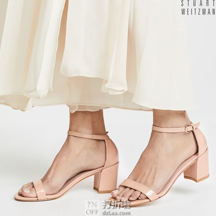 限尺码 Stuart Weitzman 斯图尔特·韦茨曼 Simple 一字扣 女式粗跟凉鞋 4.1折5.33 海淘转运到手¥1217 天猫¥3650