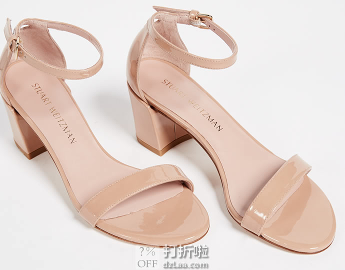 限尺码 Stuart Weitzman 斯图尔特·韦茨曼 Simple 一字扣 女式粗跟凉鞋 4.1折5.33 海淘转运到手¥1217 天猫¥3650