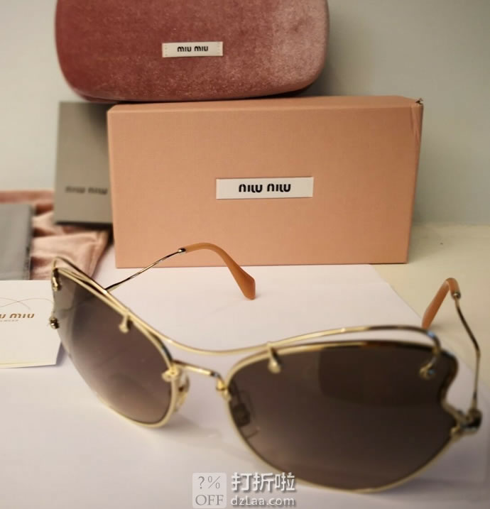 Miu Miu 缪缪 女式渐变太阳镜 MU56RS ZVN3D0 1.9折1.85 海淘转运到手¥727
