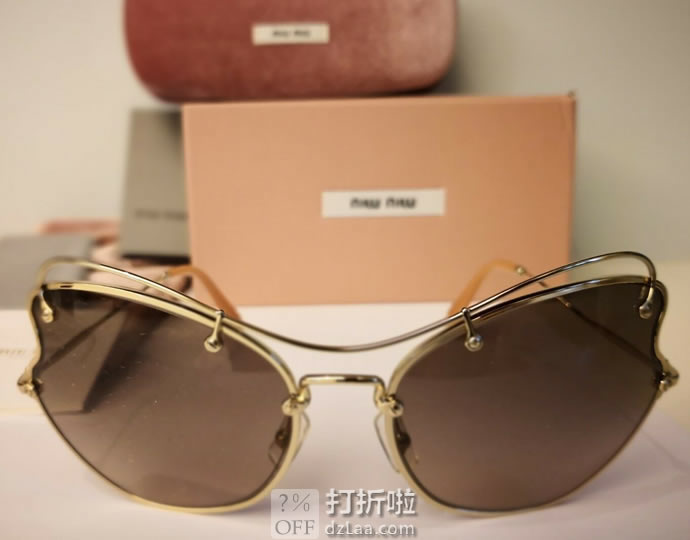 Miu Miu 缪缪 女式渐变太阳镜 MU56RS ZVN3D0 1.9折1.85 海淘转运到手¥727