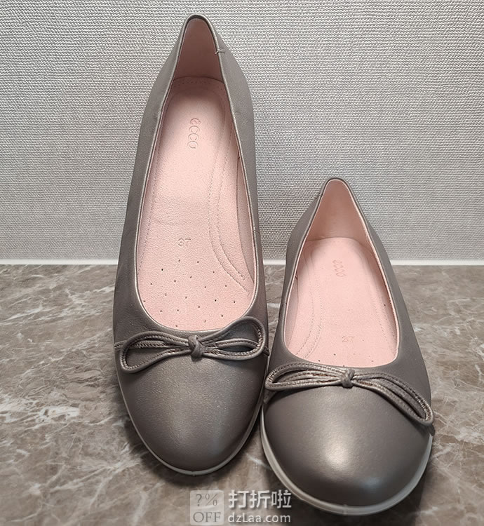 ECCO 爱步 TOUCH BALLERINA 2.0 触感2.0 蝴蝶结 女式平底鞋 4.3折.12起 海淘转运到手约￥482
