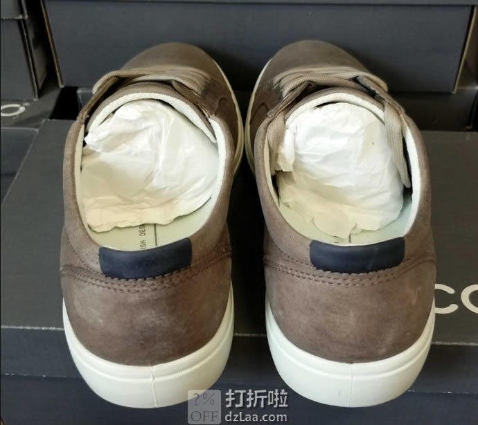 ECCO 爱步 Soft 7 City 柔酷7号 男式系带板鞋 休闲鞋 39码3.2折.54 海淘转运到手约￥339