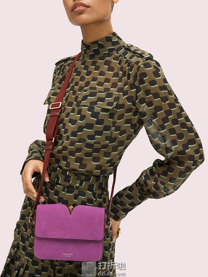 Kate Spade 凯特丝蓓 Mystery Suede 女式小号单肩包 海淘免运费直邮到手￥1083.6