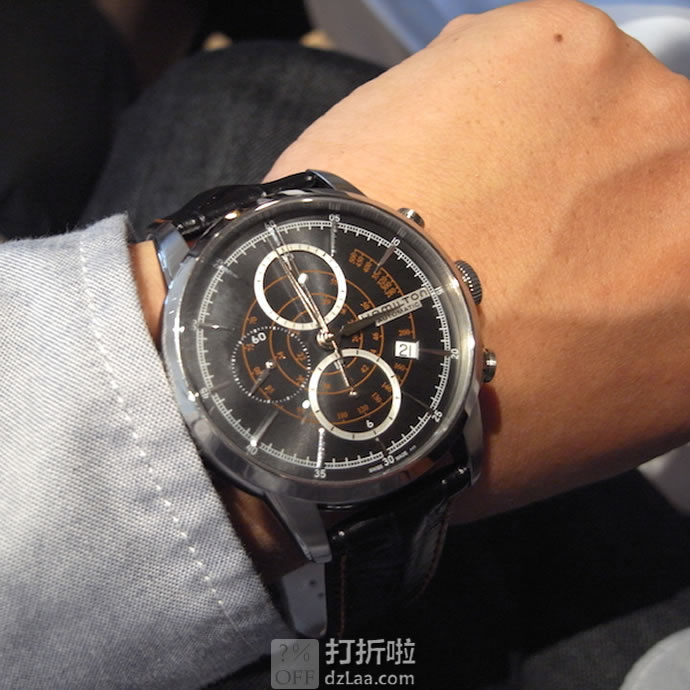 Hamilton 汉密尔顿 H40656131 永恒经典铁路系列 男士自动机械计时表 优惠码折后9 海淘转运关税补贴到手约¥5420