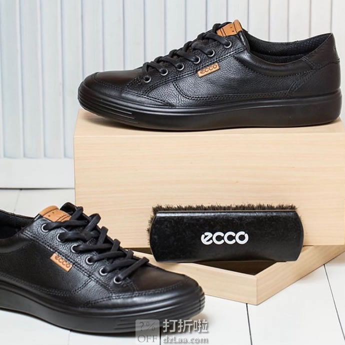 ECCO 爱步 SOFT 7 柔酷7 男式休闲板鞋 44码5.4折.18 海淘转运到手约¥504