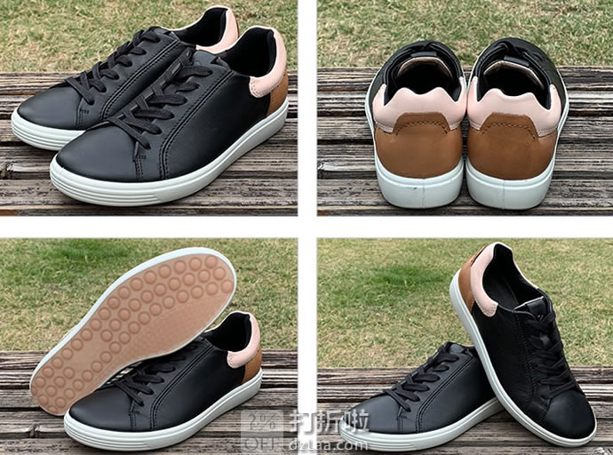 ECCO 爱步 Soft 7 Street 柔酷7号 拼色 女式休闲板鞋 2.2折.82起 海淘转运到手约¥341 天猫¥1469