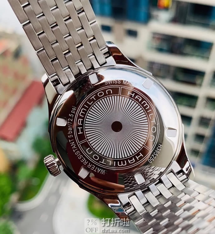 Hamilton 汉密尔顿 永恒经典勇者系列 H39525214 男式机械表 优惠码折后7.88 海淘转运关税补贴到手约￥2678