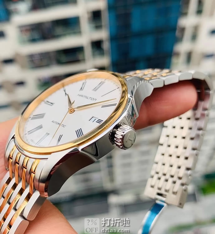 Hamilton 汉密尔顿 永恒经典勇者系列 H39525214 男式机械表 优惠码折后7.88 海淘转运关税补贴到手约￥2678