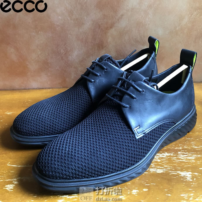 ECCO 爱步 ST.1 Hybrid Lite 适动混合轻巧系列 男式牛津鞋 46码3.2折.23 海淘转运到手约￥475
