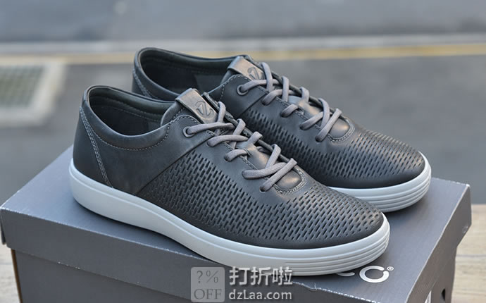 ECCO 爱步 Soft 7 柔酷7号 男式透气板鞋 3.6折.78起 海淘转运到手约¥532
