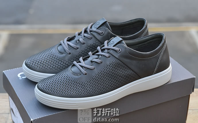 ECCO 爱步 Soft 7 柔酷7号 男式透气板鞋 3.6折.78起 海淘转运到手约¥532