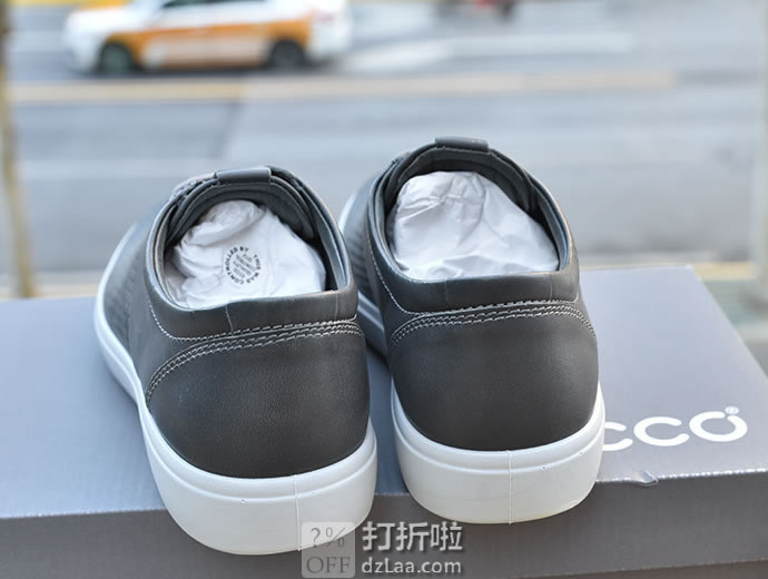 ECCO 爱步 Soft 7 柔酷7号 男式透气板鞋 3.6折.78起 海淘转运到手约￥532
