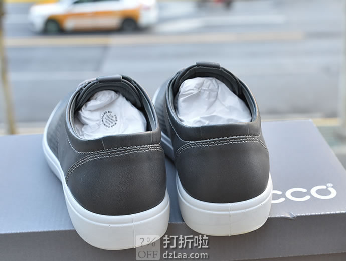 ECCO 爱步 Soft 7 柔酷7号 男式透气板鞋 3.6折.78起 海淘转运到手约¥532