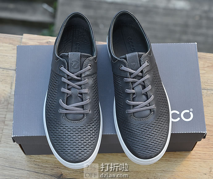 ECCO 爱步 Soft 7 柔酷7号 男式透气板鞋 3.6折.78起 海淘转运到手约¥532