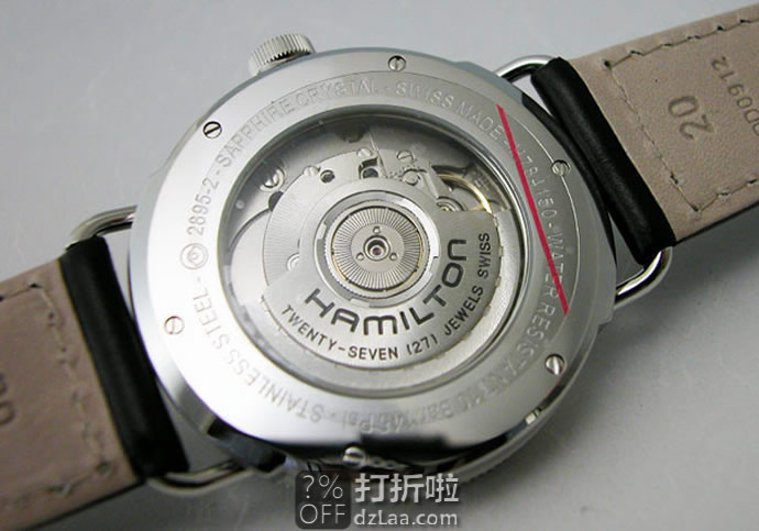 Hamilton 汉密尔顿 卡其海军先锋系列 小秒针男式机械表 H78415733 优惠码折后1.1史低 海淘转运关税补贴到手约￥3166