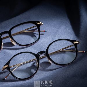 Thom Browne 汤姆·布朗 TB-708 复古圆框太阳镜 7.4折$259.95 海淘转运到手￥1696