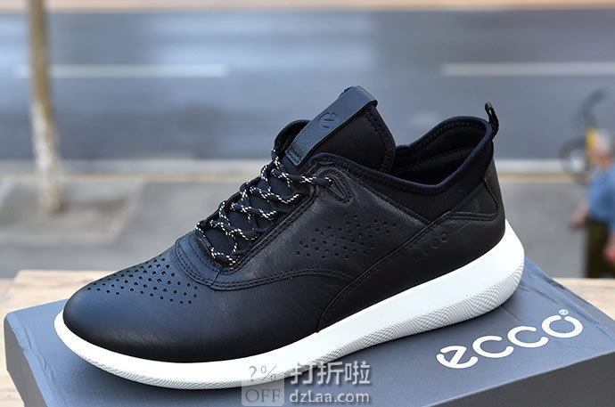 脚大有福 ECCO 爱步 Scinapse 赛速系列 女式系带高帮休闲鞋 450503 镇店之宝￥529