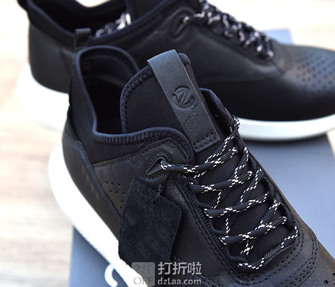 脚大有福 ECCO 爱步 Scinapse 赛速系列 女式系带高帮休闲鞋 450503 镇店之宝￥529