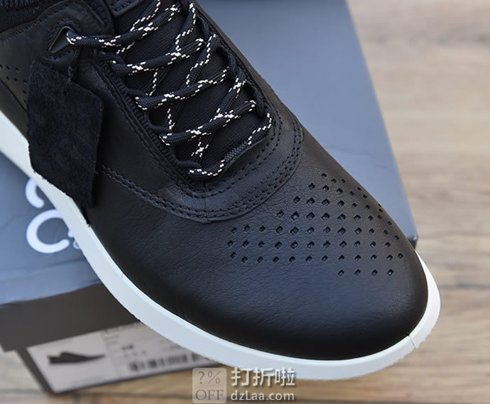 脚大有福 ECCO 爱步 Scinapse 赛速系列 女式系带高帮休闲鞋 450503 镇店之宝￥529