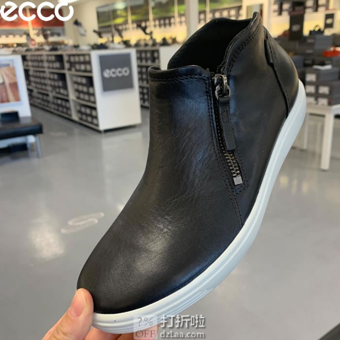 ECCO 爱步 SOFT 7 柔酷7号 侧拉链 女式短靴 36码3.3折.47 淘转运到手约¥365