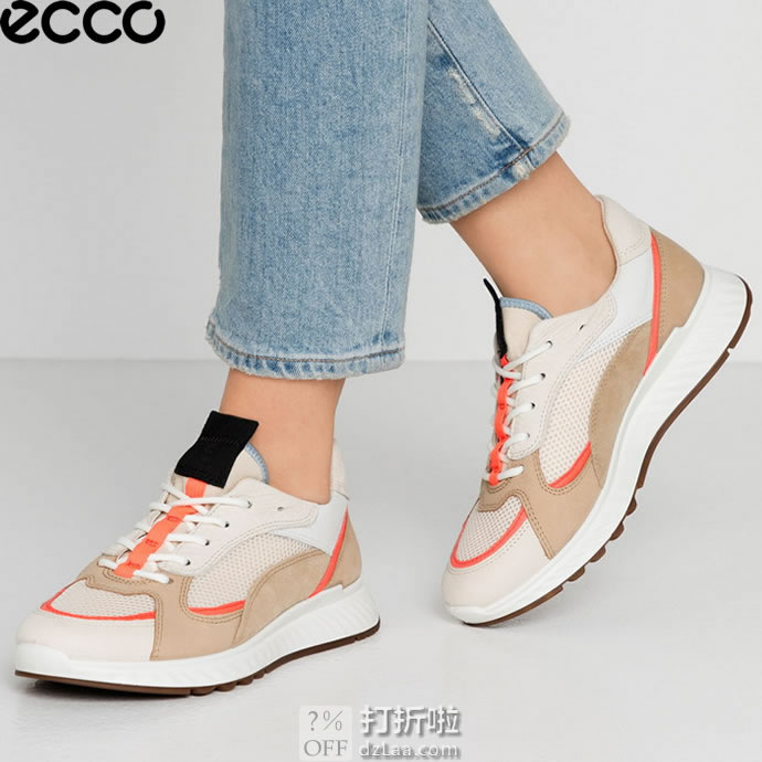 ECCO 爱步 ST.1 适动系列 撞色 运动女鞋 休闲鞋 37码3.2折.11 海淘转运到手约￥495