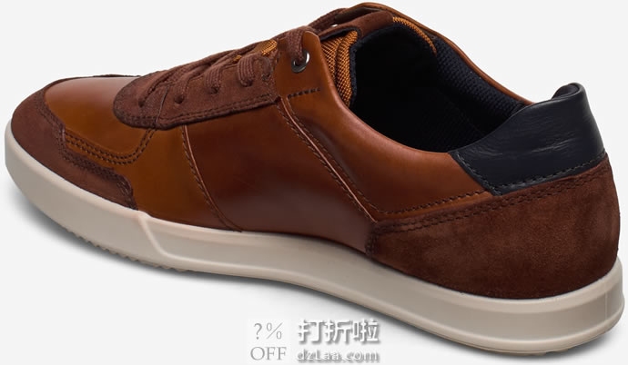 ECCO 爱步 科林2.0系列 拼接款 男式系带板鞋 42码3.3折.7 海淘转运到手¥435