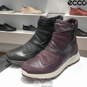 ECCO 爱步 Exostrike 突破系列 Hydromax 防泼水 侧拉链女式户外保暖短靴 38码4.2折$84.63 海淘转运到手约￥678