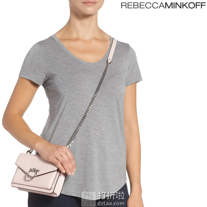 Rebecca Minkoff 瑞贝卡·明可弗 Jean 女式链条挎包 2.9折.49 海淘转运到手¥436