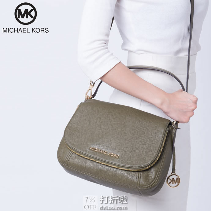Michael Kors 迈克科尔斯 MK Bedford系列 中号翻盖 女式单肩斜挎包 2.7折9 海淘转运到手约¥797