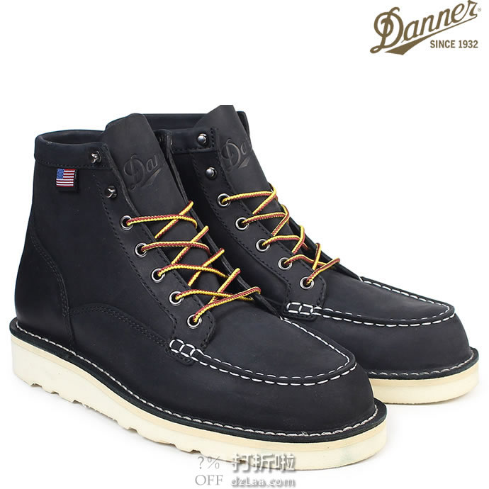 限尺码 Danner 丹纳 Bull Run Moc 6英寸 男式工装靴 7.5折2.46 海淘转运到手约¥1093