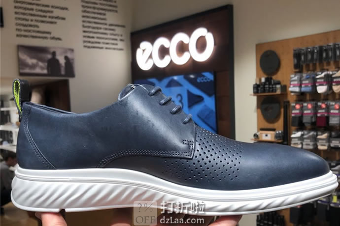 ECCO 爱步 ST.1 Hybrid Lite 适动混合轻巧系列 男式牛津鞋 45码2.8折.7 海淘转运到手约￥432