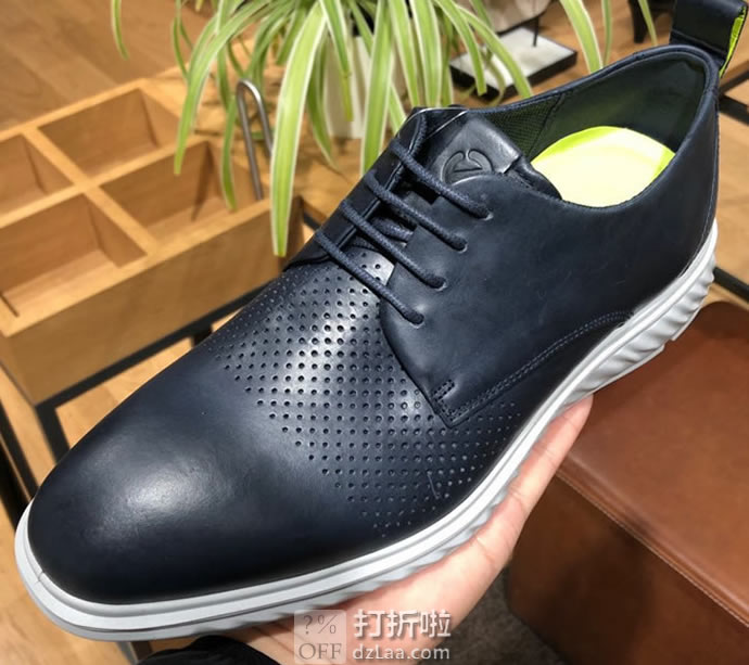 ECCO 爱步 ST.1 Hybrid Lite 适动混合轻巧系列 男式牛津鞋 45码2.8折.7 海淘转运到手约￥432