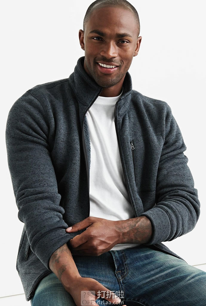 Lucky Brand 幸运牛仔 Shearless 男式抓绒夹克 M码2.4折.14 海淘转运到手约￥189