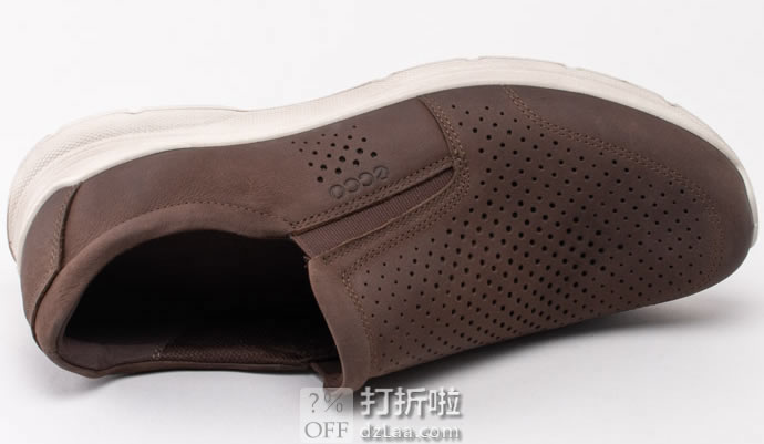 ECCO 爱步 IRVING 欧文系列 打孔版 一脚套 男式休闲鞋 43码5.7折.69 海淘转运到手约￥597