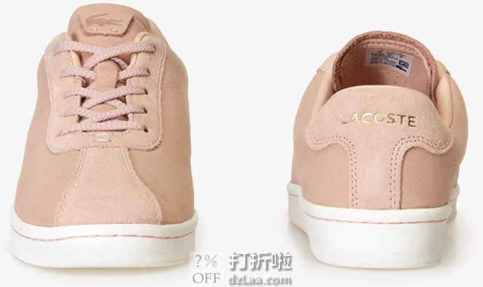 LACOSTE 法国鳄鱼 Masters 女式休闲鞋 板鞋 39.5码3.2折.63 海淘转运到手约￥331
