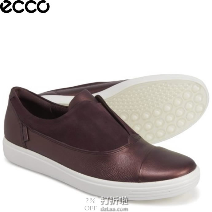 ECCO 爱步 Soft 7 III 柔酷7号 III 一脚套女式休闲鞋 35码4.1折 海淘转运到手约￥392