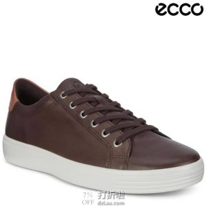 ECCO 爱步 柔酷系列 男式休闲板鞋 6.1折$60.89 海淘转运到手约￥489