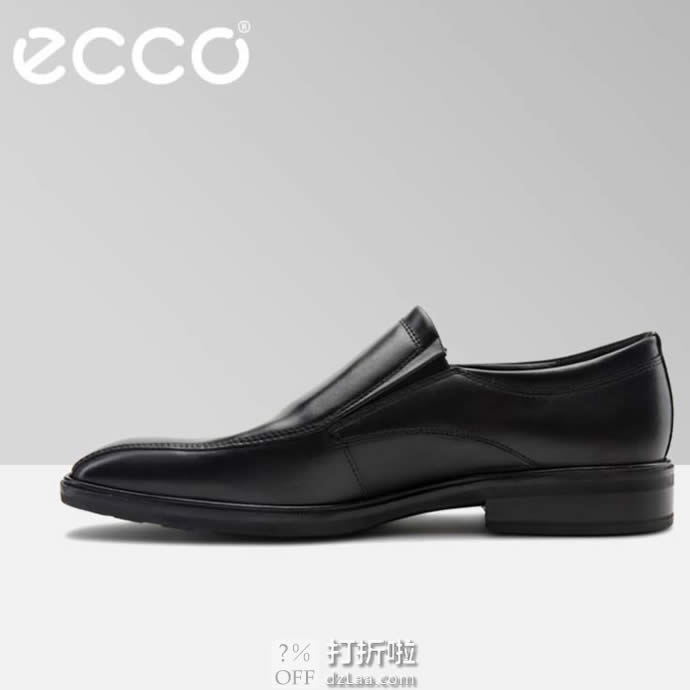 ECCO 爱步 高端款 Illinois 伊利诺 一脚套 男士正装鞋 42码3.1折.95 海淘转运到手约￥616