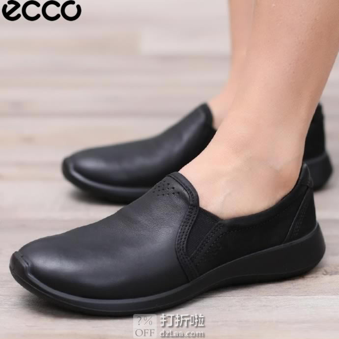 ECCO 爱步 Soft 5 柔酷5号 一脚套女式休闲鞋 37码4.9折.14 海淘转运到手约￥510