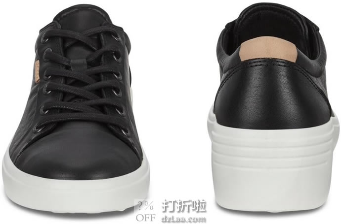 ECCO 爱步 Soft 7 柔酷7号 女式坡跟休闲鞋 4.3折.4起 海淘转运到手约¥547